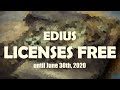 Edius 9 licenses key FREE / Бесплатный лицензионный ключ EDIUS 9 до 30 июня.