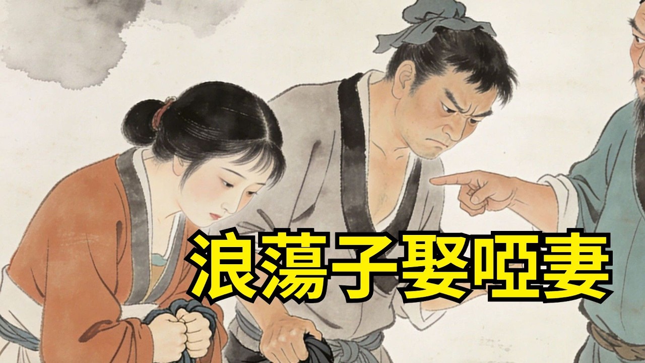 親生父親逼迫浪蕩子娶個啞巴，婚後浪蕩子把她當畜生使喚，誰知啞巴媳婦不離不棄，這裏面竟藏了壹個不爲人知的秘密...【故事便利店】#民間故事#傳統故事#故事頻道#聽書#睡前故事#情感