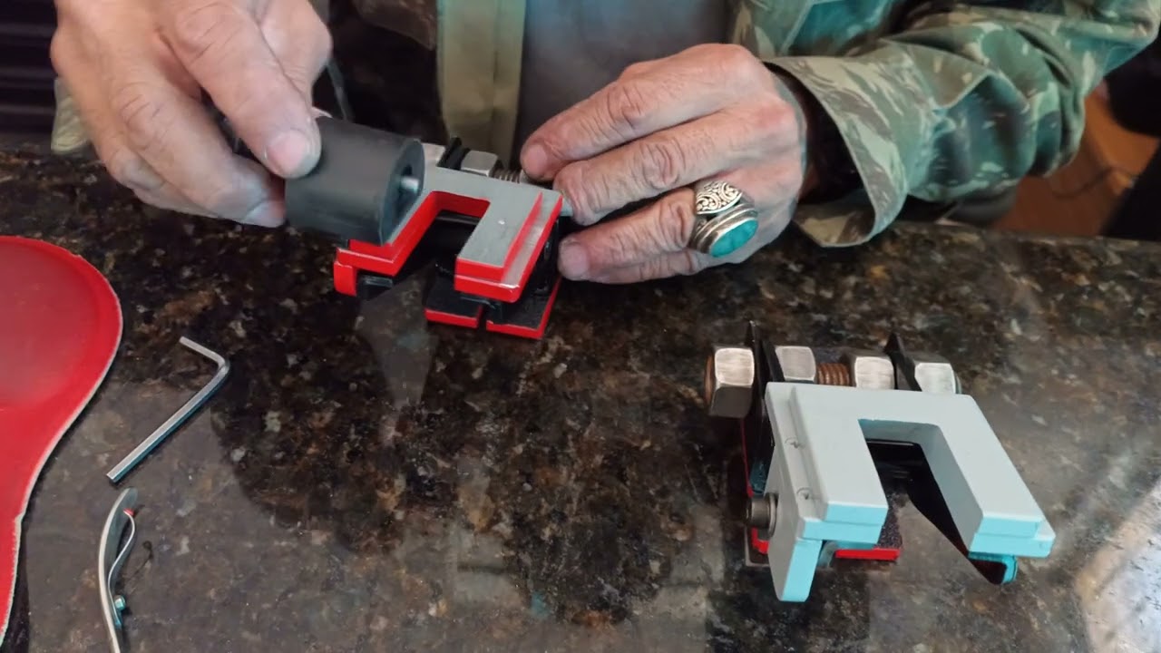 SUPORTE DE AFIAÇÃO COM RAMPA DE DRESSAGEN