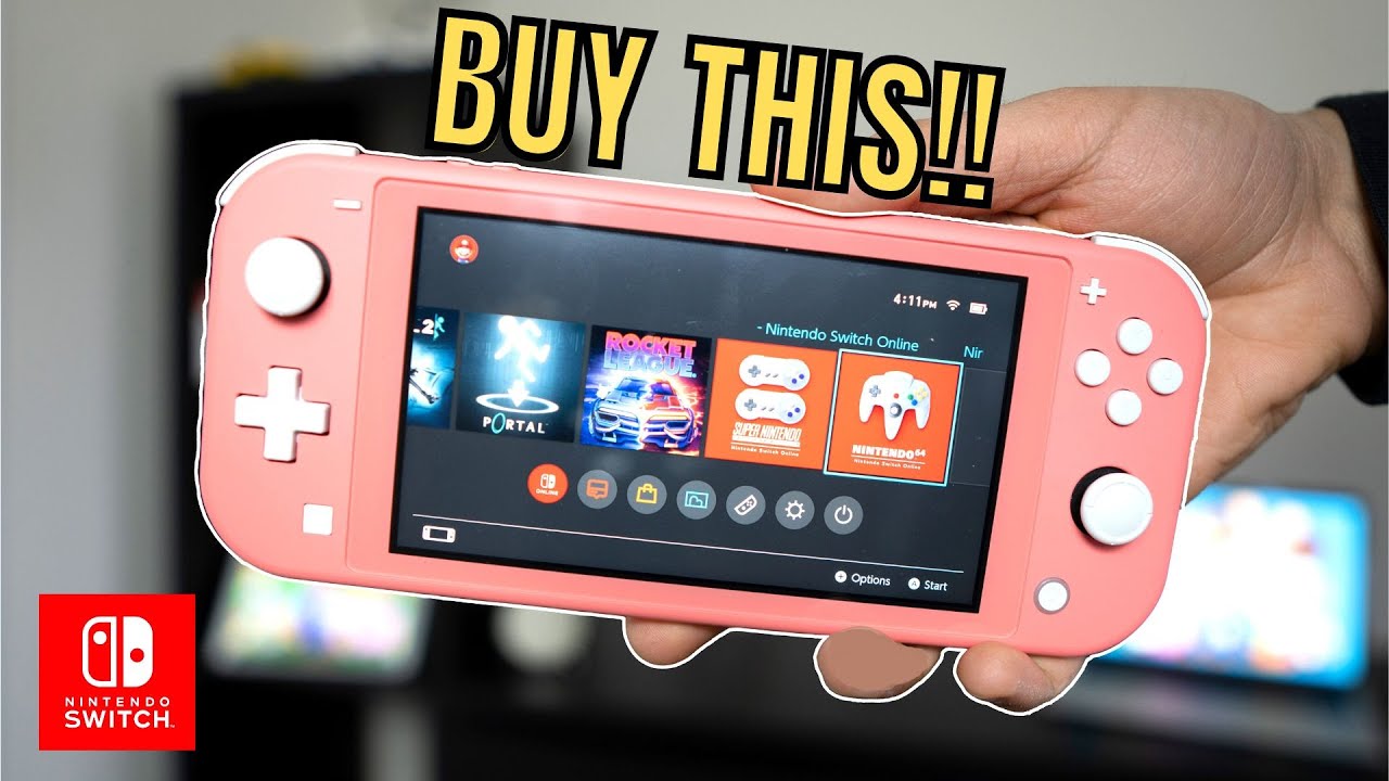 Nintendo Switch Lite Unboxing and Setup - YouTube