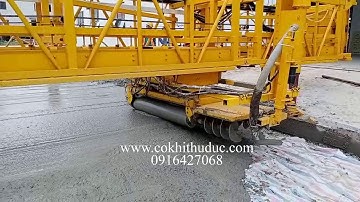 Máy rải đường bê tông xi măng Finisher CF1250 H ( made in Viet Nam)