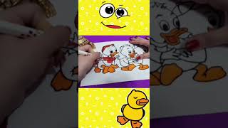 Раскраска для детей Герои мультиков Утиные истории DuckTales Disney coloring#drawing #howtodraw