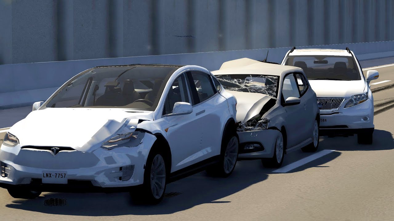 beamng drive car mods Traffic Jam Car Crashes Compilation (4) - BeamNG.Drive