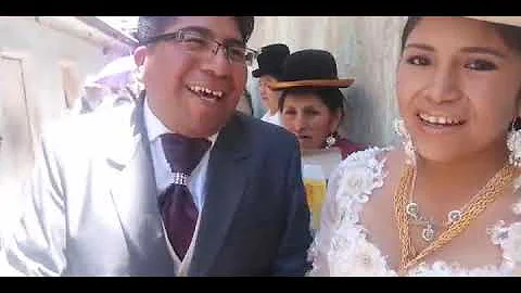 Recogiendo al padrino de JAVIER Y MARLENE