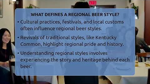 What Defines A Regional Beer Style? - The Pint Guy
