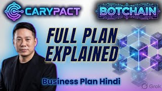 CaryPact Plan|| CaryPact Business Plan Hindi|| Botchain Modular Blockchain||#carypact #botchain