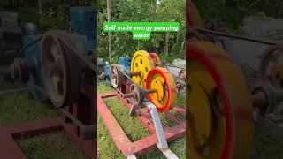 Self made energy pumping water