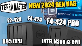 The Terramaster F4-424 Pro, F4-424 and F2-424 NAS Revealed