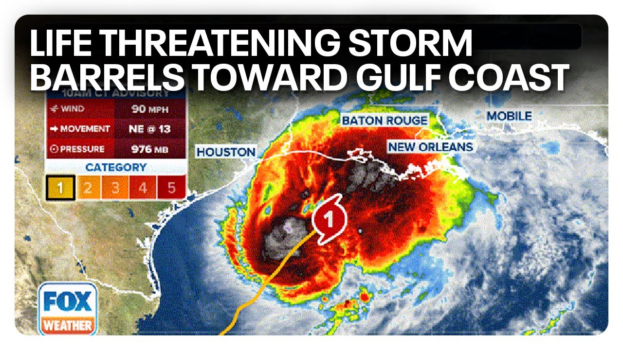 Hurricane Francine: Louisiana braces for landfall - YouTube