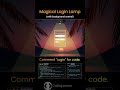 Magic Login Lamp using HTML CSS JavaScript #coding #webdesign #viral #shorts