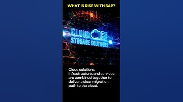 What is RISE with SAP  #sap #sapcloud