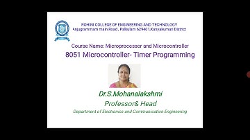 Timer programming- 8051 Microcontroller