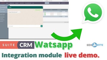 SuiteCRM / SugarCRM WhatsApp integration Module live demo