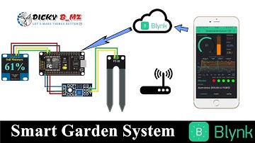 Nodemcu Monitoring Soil Moisture blynk + LCD Oled