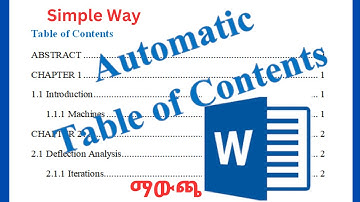 How to Make Automatic Table of Contents in Word, ወርድ ላይ በቀላሉ  አውቶማቲክ ማውጫ አሰራር, | simple way