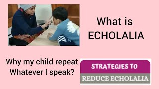 Best methods to reduce Echolalia#how to break the pattern of echolalia #speech therapy at home