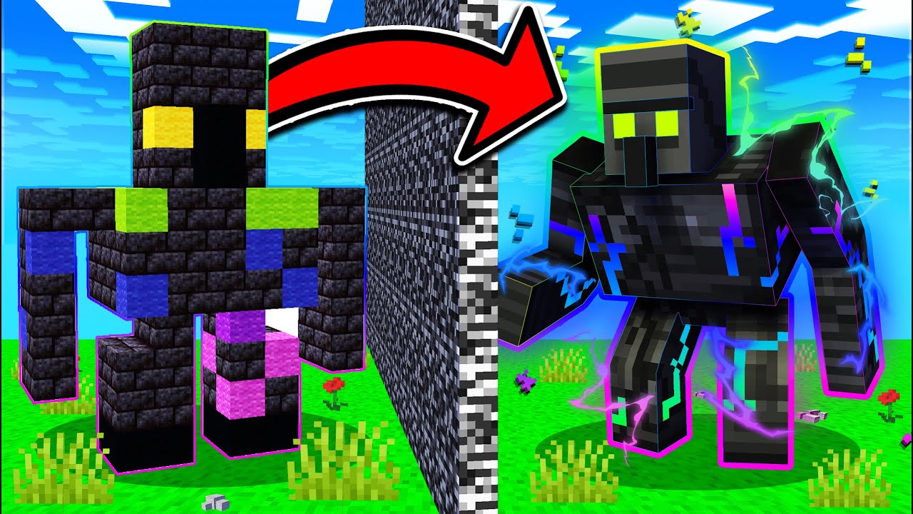 What I BUILD Comes To LIFE In a MOB BATTLE!!! - YouTube