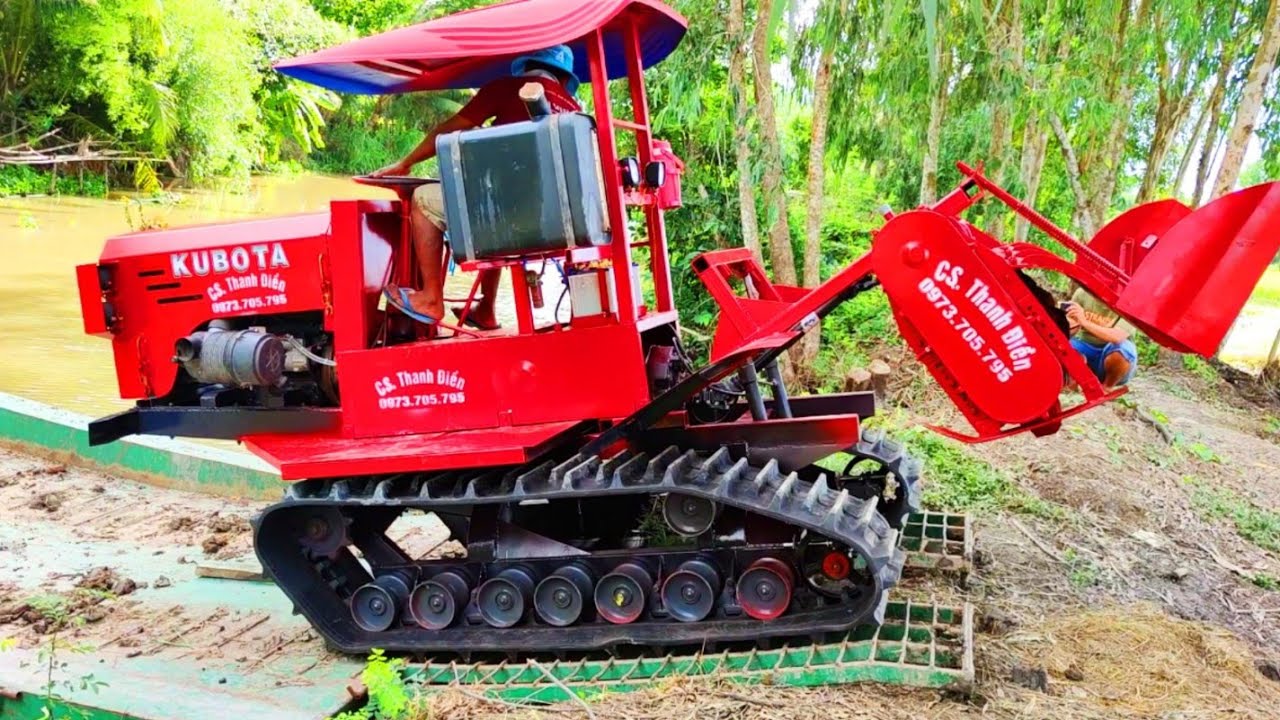 Bốc tem Máy cày máy xới đa năng mới mua hàng tự chế độc lạ -Tài xế ngày đầu tiên làm việc  gặp xe lạ