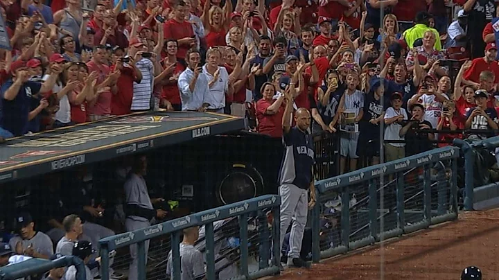 NYY@STL: Cardinals acknowledge Jeter's last visit