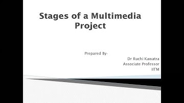 Multimedia - Stages of project