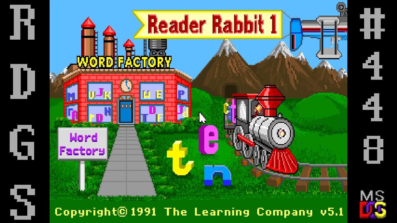 Random DOS Game Show #448: Reader Rabbit 1 (1991) - YouTube
