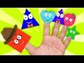 Formas Dedos Familia | familia dedos para niños | española rima | Shapes Finger Family