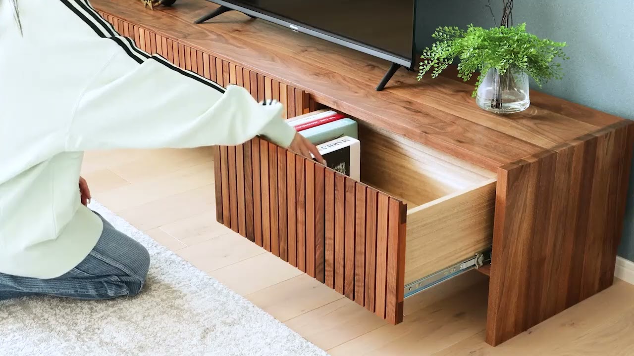 静岡家具 SUGIMOTO 杉本家具 rhythm リズム TVボード 国産家具 無垢 TV