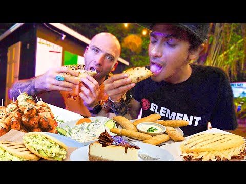 Endless BARBADOS STREET FOOD TOUR Bajan FOOD TRUCKS in South Barbados