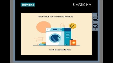 PLC Base Washing Machine with HMI (Semester End Project Presentation-2)