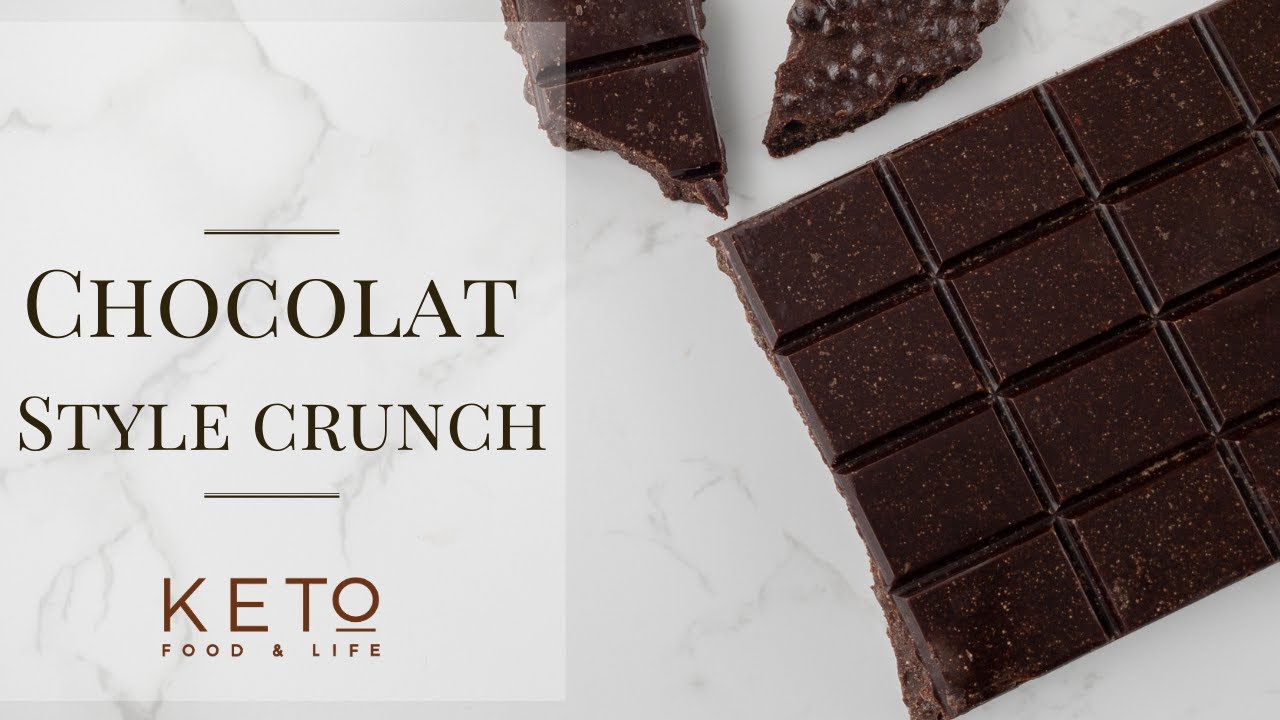 Tablette Chocolat Crunch Keto Keto Chocolate Crunch Bar Youtube