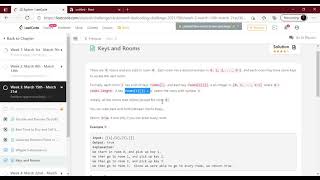 Keys and Rooms Leetcode March coding challenge 2021-03-19