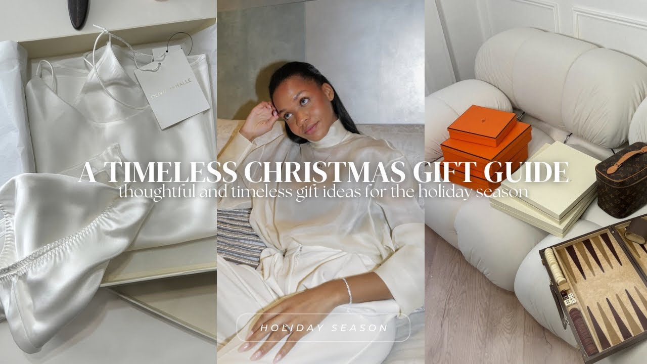 A TIMELESS & CLASSIC CHRISTMAS GIFT GUIDE | Olivia von Halle, Cashmere, Silverware & more