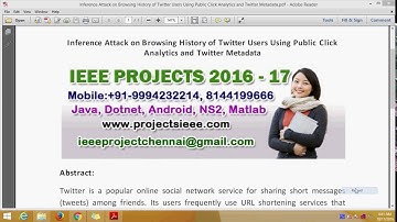 Inference Attack on Browsing History of Twitter Users Using Public Click Analytics and Twitter Metad