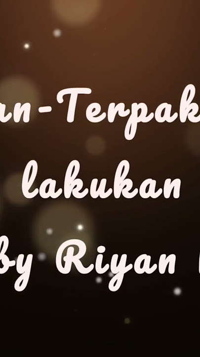 🔴Sultan Terpaksa aku lakukan Cover by Riyan hidayat
