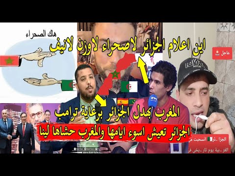 تونسي يعزي اعلام الجزائر بعد استـ سلام الجزائر وعترافها بمغربية الصحراء وبن سديرة يبكي ترامب بهدلنا 