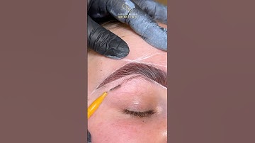 Precision Brow Waxing Brow Lamination #brows #eyebrows #browlamination #waxing