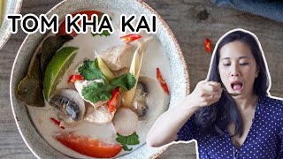 Soupe De Lait De Coco Poulet Tom Kha Kai - En Moins De 20 Minutes 