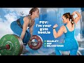 workout with me: it&#39;s deload week so we&#39;re just chillin (deadlifts, ohp)