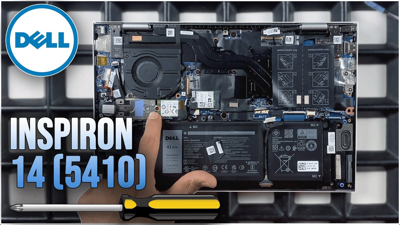 Dell Inspiron 14 (5410) from the inside - replacing RAM, SSD