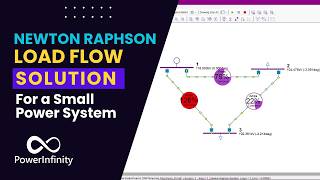 Newton Raphson Load Flow Solution for a Small Power System | Power System Analysis in PowerInfinity