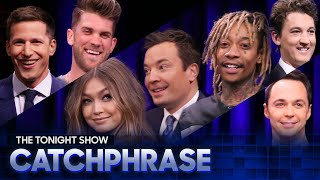 Tonight Show Catchphrase with Andy Samberg, Gigi Hadid, Jim Parsons and More