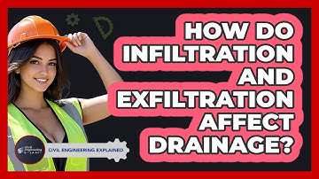How Do Infiltration And Exfiltration Affect Drainage? - Civil Engineering Explained