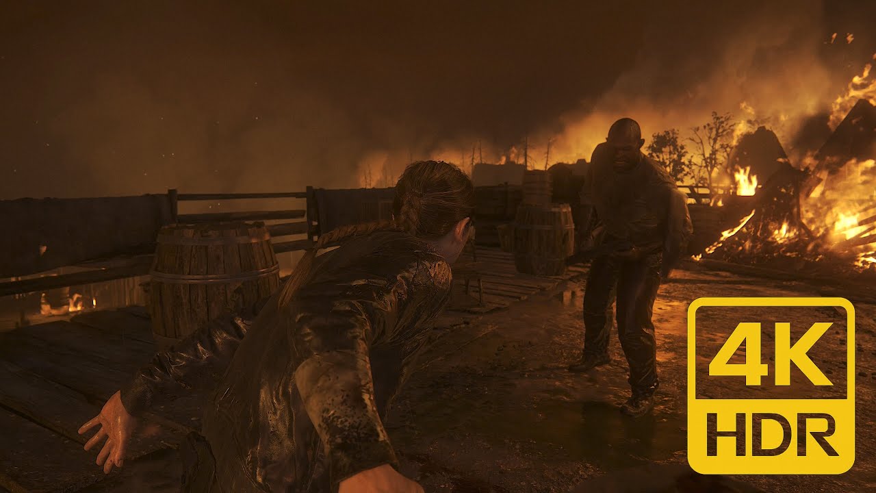 The Last of Us Part II: Seraphite Brute Boss Fight [4K 60FPS HDR]