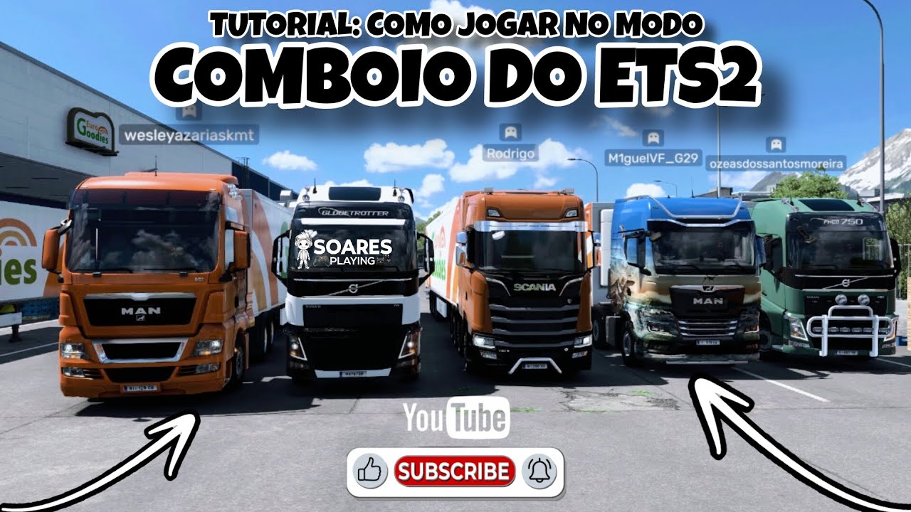 TUTORIAL: COMO JOGAR NO MODO COMBOIO DO EURO TRUCK SIMULATOR 2