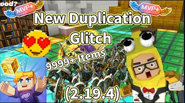 New Duplication Glitch 🤩🤯 (2.19.4) Blockman Go Adventure Skyblock