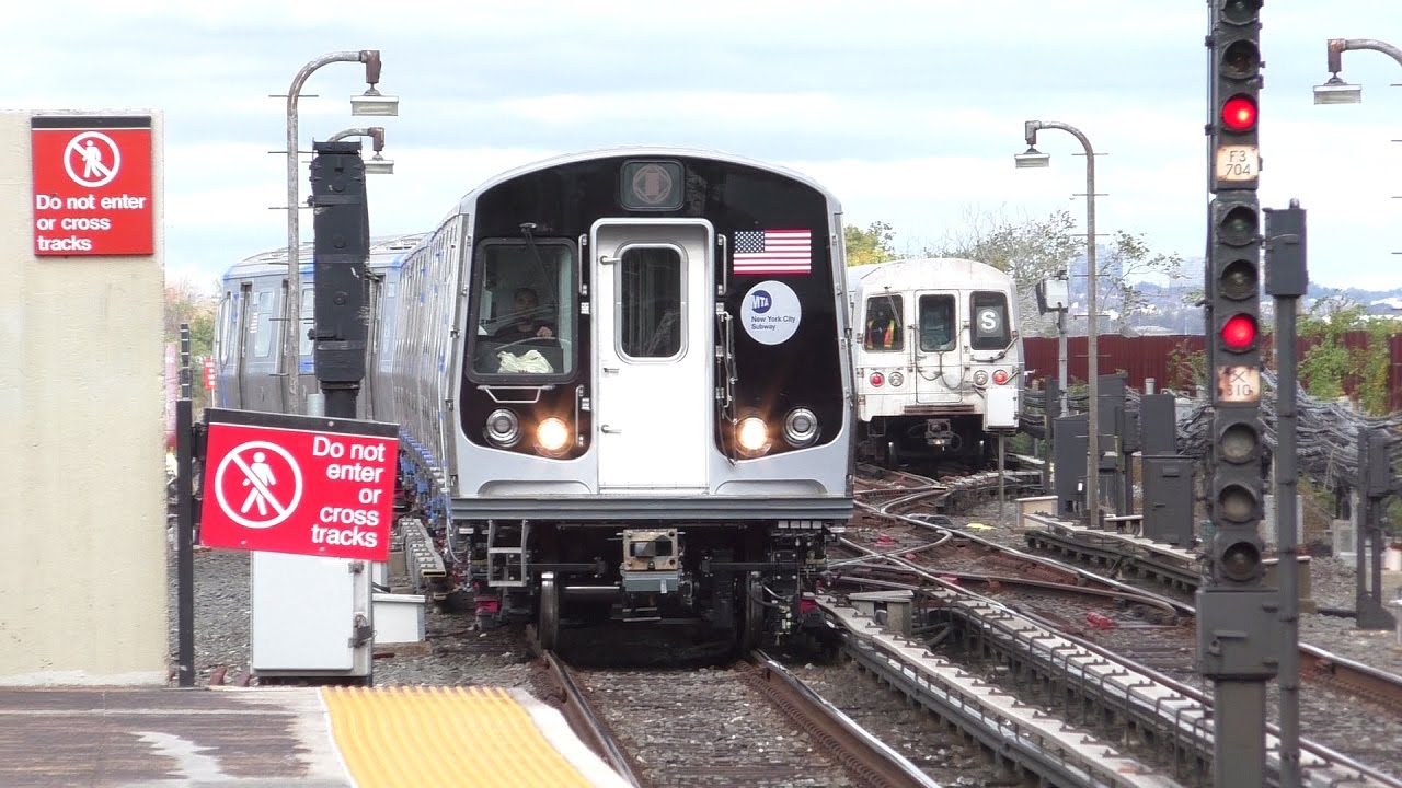 NYC Subway HD 60fps Bombardier R179 Test Train Teaser (Pulling into