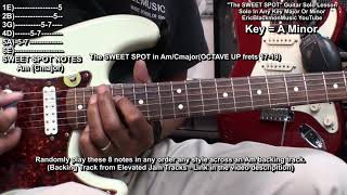 THE SWEET SPOT How To Play EASY Guitar Solo In ANY KEY Without Scales NOW@EricBlackmonGuitar