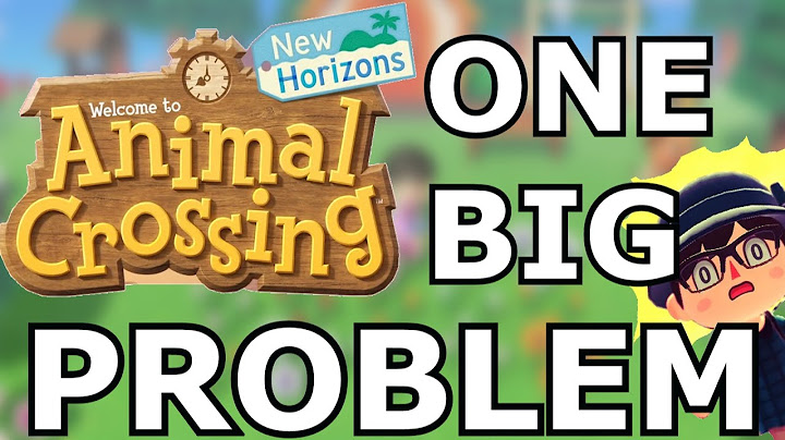 Animal Crossing New Horizon's One Big Problem