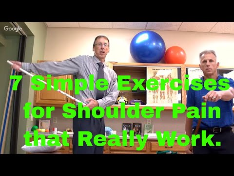 7 Simple Exercises for Shoulder Pain That Really Work (Impingement, Tendonitis, Arthritis)