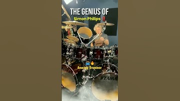 The Genius Of Simon Philips‼️#shorts #drums #drumsolo